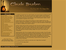 Tablet Screenshot of claudebourbon.com